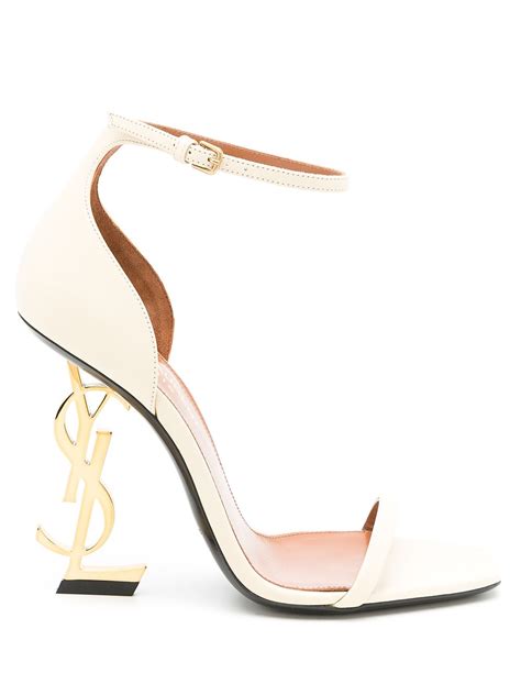 ysl heels beige